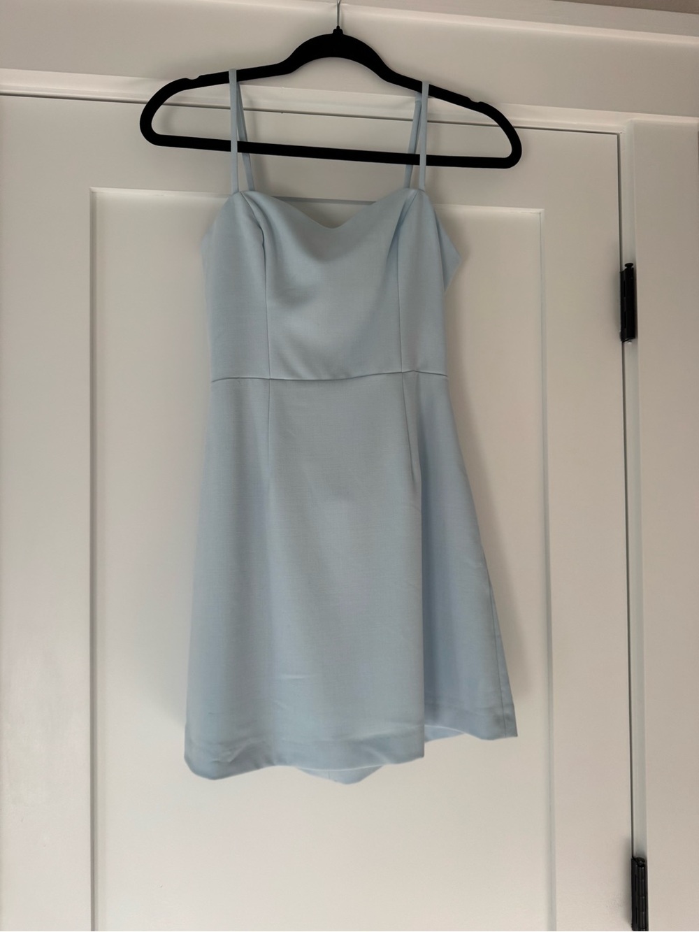 French Connection Pale Blue Spaghetti Strap Mini Dress